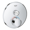 Grohe SmartControl Mitigeur thermostatique encastré - 2 boutons - rond - chrome SW104933