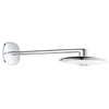 Grohe Rainshower Duo 360 Hoofddouche - 36x 22cm - 2 straalsoorten - wandarm 45cm - moon white/ - chroom SW97597