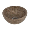 Plieger Mini Round waskom - 26x26x12cm - marmer bruin SW732897