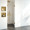 Saniclass Create Pendeldeuren 60x200cm profielloos met antikalk en 8mm veiligheidsglas Goud geborsteld SW638638 Saniclass Create Pendeldeuren 60x200cm profielloos met antikalk en 8mm veiligheidsglas Goud geborsteld SW638638