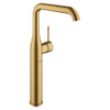 GROHE Essence New Robinet de lavabo posé - bec 17,9 cm - bec haut pivotant taille XL - EcoJoy - brushed cool sunrise SW98765