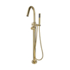 Wiesbaden Caral Mitigeur de baignoire sur pied en laiton brossé PVD SW373495