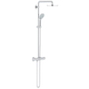 Grohe Euphoria douchesysteem met douchekraan thermostatisch met Euphoria hoofddouche 210mm en handdouche Massage chroom 0436201 Grohe Euphoria douchesysteem met douchekraan thermostatisch met Euphoria hoofddouche 210mm en handdouche Massage chroom 0436201