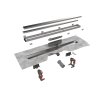 Easy Drain Compact TAF caniveau de douche plaque simple 80cm 30mm avec grille design Zero inox 2301806