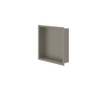 IVY Niche de salle de bains - 30x30x7.5cm - Nickel brossé PVD SW1031446