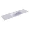 Mondiaz BIG small Cale solid surface inbouw wastafel 160cm midden SW424848 Mondiaz BIG small Cale solid surface inbouw wastafel 160cm midden SW424848