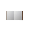 INK SPK1 armoire de toilette – 120 x 60 x 14 cm – 2 portes, portes-miroir double face – Chêne massif mat SW493793