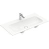 Villeroy & Boch Finion meubelwastafel 1 kraangat 100x50cm ceramic+ met verdekte overloop wit SW106530 Villeroy & Boch Finion meubelwastafel 1 kraangat 100x50cm ceramic+ met verdekte overloop wit SW106530