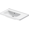 Duravit D-Neo lavabo 80x48x17cm 1 trou de robinet rectangulaire Céramique Blanc SW640392