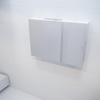 MONDIAZ CUBB Spiegelkast - 100x70x16cm - 2 deuren - carrara marmer SW410334 MONDIAZ CUBB Spiegelkast - 100x70x16cm - 2 deuren - carrara marmer SW410334