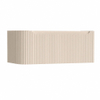 H&R Badmeubelen Juice Meuble sous vasque - 100x45x40cm - angle gauche arrondi - 1 tiroir - poignée intégrée - Merino SW1489106