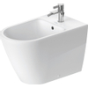 Robinet baignoire sur pied Hansgrohe Vivenis avec ensemble de douchette blanc mat SW640380