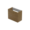 INK Meuble sous-lavabo placage - 36x18x27cm - sans poignée - 1 porte - ouvrant à gauche et à droite - MDF Placage Natur SW454717