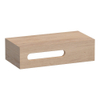 Saniclass Natural Wood fonteinonderkast 40x20x10cm met uitsparing links doorlopend lamel smoked oak SW105472 Saniclass Natural Wood fonteinonderkast 40x20x10cm met uitsparing links doorlopend lamel smoked oak SW105472