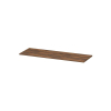 INK Topdeck Plan vasque - 120x40x2cm - pour meuble bas - MFC - Noyer SW352340