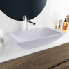 Mondiaz Topi waskom 59.5x34.5x10cm rechthoek opbouw Solid Surface Cale/Cale SW643580 Mondiaz Topi waskom 59.5x34.5x10cm rechthoek opbouw Solid Surface Cale/Cale SW643580