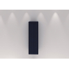 H&R badmeubelen Juice Hoge Kast - 40x35x130cm - met ronde hoeken - 3D-front - 1 deur - linksdraaiend - blue oak SW875294