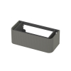 INK Concept R Meuble sous-lavabo - 100x45x35cm - 1 tiroir - poignées rapportées - fraisées - coins arrondis - MDF laqué - vert béton mat SW1405740