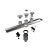 Easy Drain Multi 50 élément encastré séparé 9,8x50cm avec garde d'eau 30/35/50cm 2302654