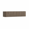 H&R Badmeubelen Juice Wastafelonderkast - 180x45x40cm - afgeronde hoeken - 3D-front - 2 lades - geïntegreerde greep - tucson oak SW1259535