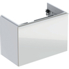 Geberit Acanto Meuble sous-vasque compact avec 1 tiroir 74x53.5x41.6cm avec poignée et siphon blanc SW417719