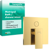 Hansgrohe Metropol inbouw badmengkraaniBox Universal 2Polished Gold Optic SW1569586