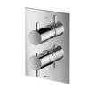 Hotbath Laddy inbouwthermostaat met stop omstel vierkant chroom SW12339 Hotbath Laddy inbouwthermostaat met stop omstel vierkant chroom SW12339
