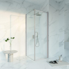 Fortifura Galeria Douchecabine - 70x80x200 - Profiel veiligheidsglas - anti kalk - Geborsteld RVS PVD SW1444935