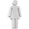 Zack Indici Symbole femme 12x5.2X0.8cm Inox brossé mat SW23715