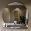 Mondiaz SPOT miroir – Ø 120 cm – avec tablette – Dark grey (gris) SW1235520