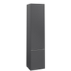 Villeroy & Boch Subway 3.0 armoire - haute 171x40cm - 2 porte 1 étagère gauche graphite SW641539