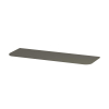 INK Concept R Wastafelblad - 140x45x1.7cm - tbv afgeronde onderkast - MDF lak - Mat beton groen SW1406194