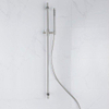 Fortifura Calvi glijstangset - met staafhanddouche - gladde doucheslang - PVD - geborsteld RVS SW1159297