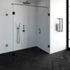 Saniclass Create douchecabine rechthoek 3-delig 100x160cm profielloos met antikalk en 8mm veiligheidsglas zwart mat SW223613 Saniclass Create douchecabine rechthoek 3-delig 100x160cm profielloos met antikalk en 8mm veiligheidsglas zwart mat SW223613