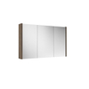FugaFlow Eccelente Arredo miroir salle de bain armoire de toilette - 100x63x16cm - comprenant des panneaux latéraux - noyer (bois) - SW1125299