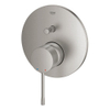 Grohe Essence New Afbouwdeel - voor inbouw badkraan - met omstel - Supersteel (RVS) SW296699