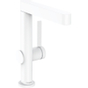 Hansgrohe Finoris 1 greeps wastafelkraan - 230 draaibare uitloop - met afvoerplug - mat wit SW651076