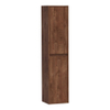 BRAUER Adore armoire de salle de bains - 160x35x35cm - avec 2 portes sans poignée ouvrant à gauche ou à droite Forest Cacao SW370943