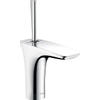 Hansgrohe PuraVida wastafelkraan met push open garnituur chroom 0451060 Hansgrohe PuraVida wastafelkraan met push open garnituur chroom 0451060