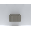 H&R badmeubelen Juice Wastafelonderkast - 80x45x40cm - afgeronde hoeken - 3D-front - 1 lade - geïntegreerde greep - beige mat SW867648