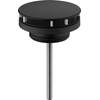 Hansgrohe Universeel bouchon de vidage pour lavabo/bidet mat noir SW541652