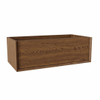 MONDIAZ COFF 30 meuble de salle de bains sous-meuble 90cm 1 tiroir couleur Walnut SW489403