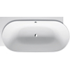 Duravit Luv Bad ovaal - 185x95cm hoek links - met paneel - mat wit SW228001