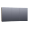 Saniclass Plain Spiegelkast 139x70x15cm Legno Antracite SW392964 Saniclass Plain Spiegelkast 139x70x15cm Legno Antracite SW392964