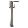 Grohe Plus Afbouwdeel - voor vrijstaande badkraan - met omstel - uitloop 28.2cm - met handdouche en doucheslang 125cm - brushed hard graphite (antraciet) SW523752