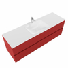 MONDIAZ VICA 150cm badmeubel fire 2 lades wastafel cloud midden met 1 kraangat SW410644 MONDIAZ VICA 150cm badmeubel fire 2 lades wastafel cloud midden met 1 kraangat SW410644