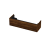 INK Wastafelonderkast - 140x45x37.6cm - 1 lade - push to open - met recht opdekfront - MFC - Koper eiken SW439455