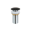 Saniclass Noche Afvoerplug - verlengd - natuursteen - donker SW1474839