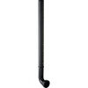 Geberit inbouwaansluitbocht - voor verbinding naar urinoir - D32 - L - 40cm - inkortbaar - PE - zwar - zwart 0700026