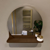 Mondiaz SPOT miroir – Ø 40 cm – avec tablette – Rust (brun) SW1235599